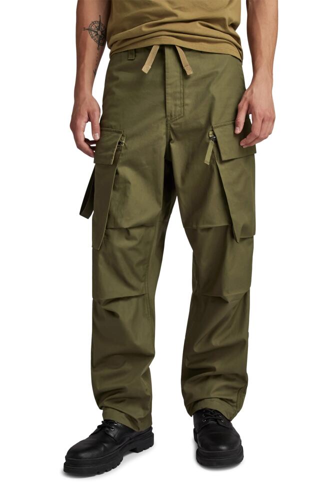 G-STAR R-3N Balloon Cargo Pants in Shadow Olive Cover