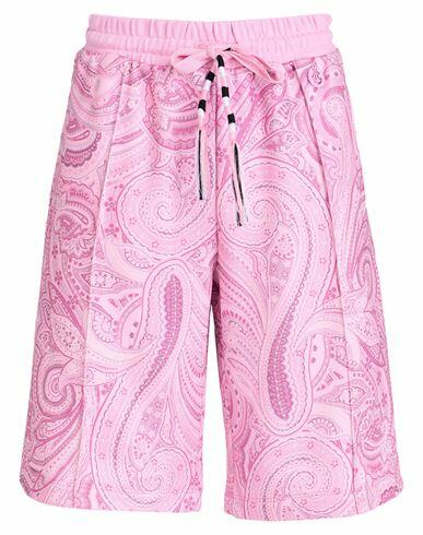 Gaëlle Paris Woman Shorts & Bermuda Shorts Pink Polyester, Cotton Cover