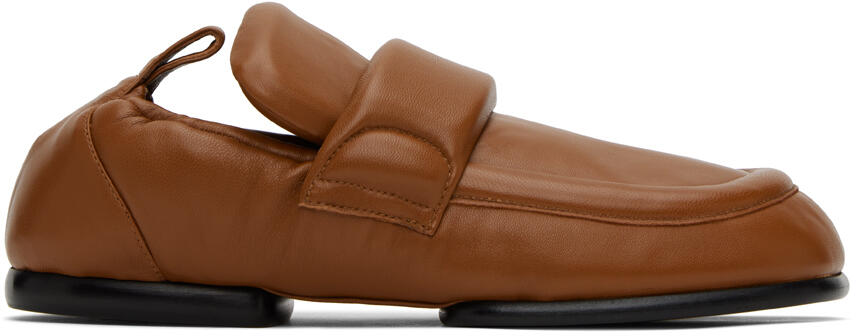 Dries Van Noten Tan Padded Loafers Cover