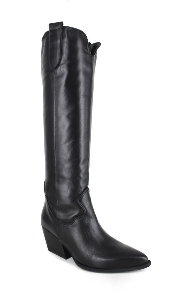 ZIGI Valezka Knee High Boot in Black Leather Cover