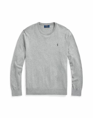 Polo Ralph Lauren Man Sweater Grey Cotton, Recycled cashmere Cover