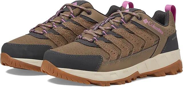 Columbia Strata Trail Low Wp (Wet Sand/Berry Patch) Women's Shoes Cover