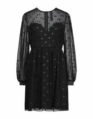 Nora Barth Woman Mini dress Black Polyester Cover