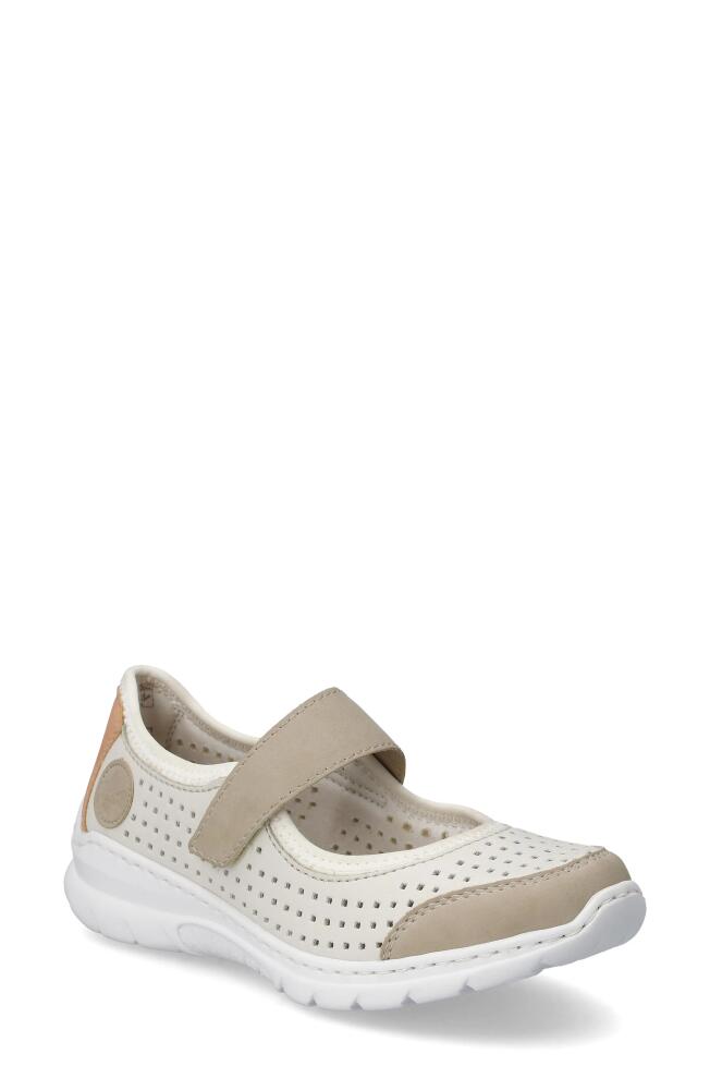 Rieker Nikita Sneaker in Ginger Offwhite Aprikot Reinwe Cover