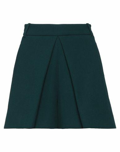 Alexandre Vauthier Woman Shorts & Bermuda Shorts Dark green Wool Cover