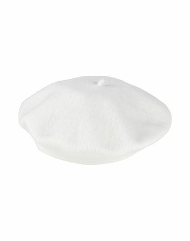 Maison Margiela Woman Hat Off white Wool Cover