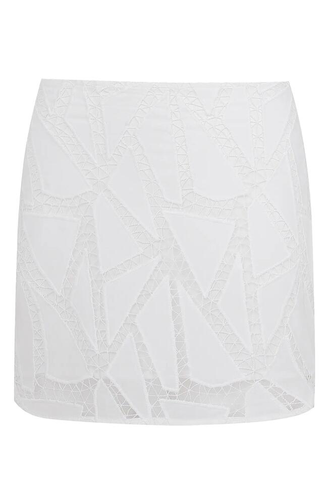 ViX Swimwear Luna Cover-Up Miniskirt in Off White Cover