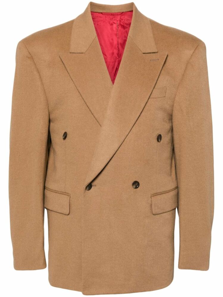 Doublet Onsen Noren wide-lapels blazer - Neutrals Cover