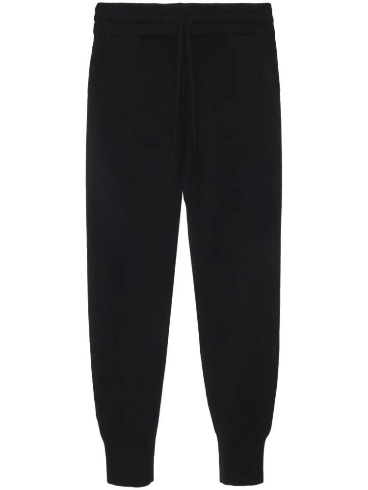 ANINE BING Angie cashmere track pants - Black Cover