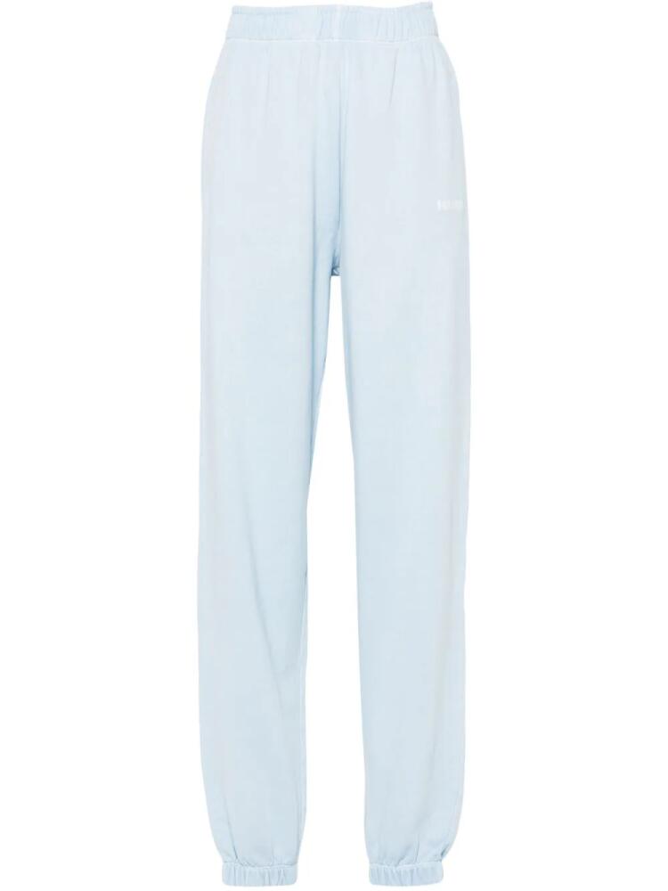 HUGO logo-embroidered cotton track pants - Blue Cover