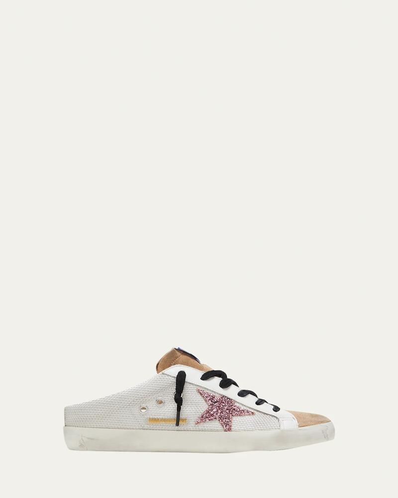 Golden Goose Superstar Sabot Net Glitter Slide Sneakers Cover