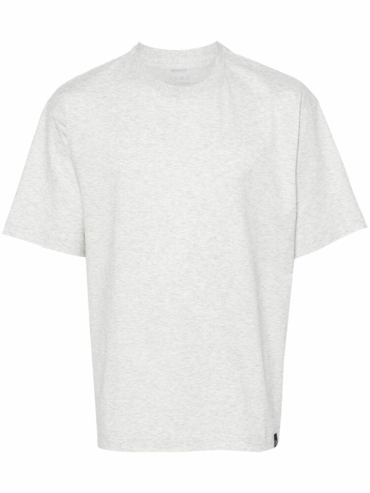 Boggi Milano mélange cotton-blend T-shirt - Grey Cover