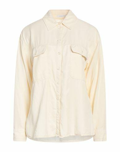 Patrizia Pepe Woman Shirt Beige Lyocell Cover