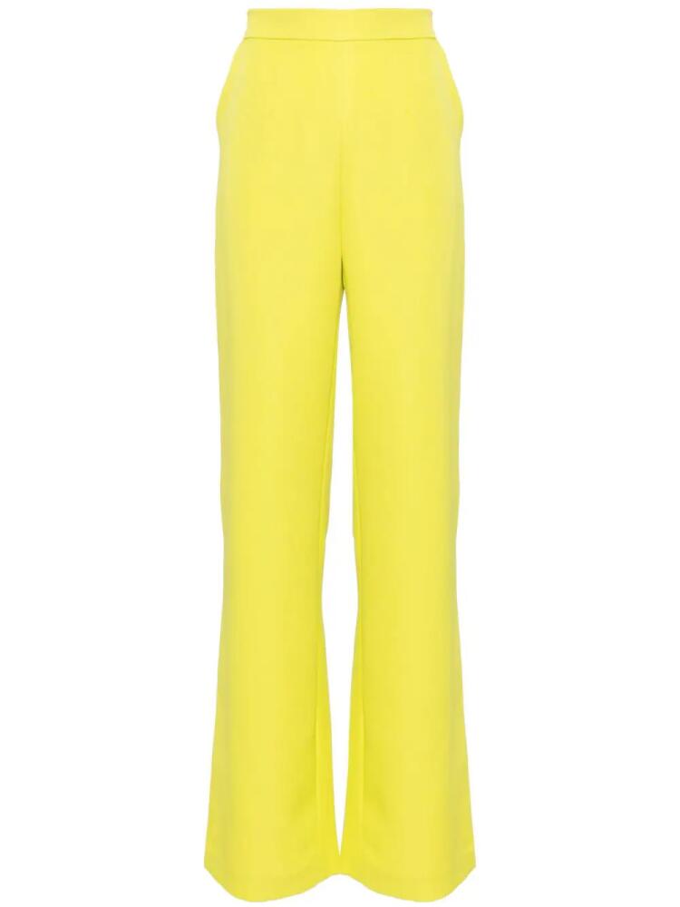 Saiid Kobeisy high-rise straight-leg pants - Green Cover