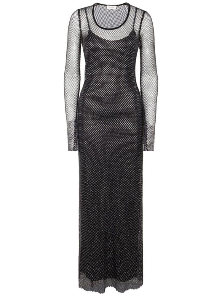 Sportmax crystal embellishment maxi dress - Black Cover