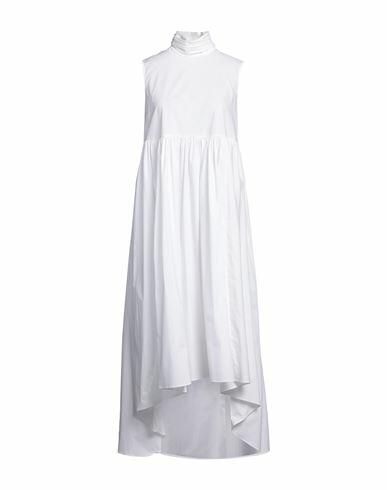 Rochas Woman Midi dress White Cotton Cover