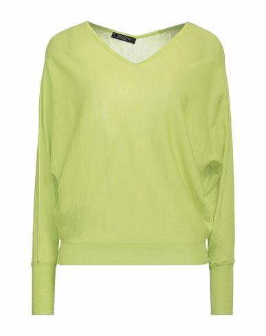 Aragona Woman Sweater Acid green Merino Wool Cover