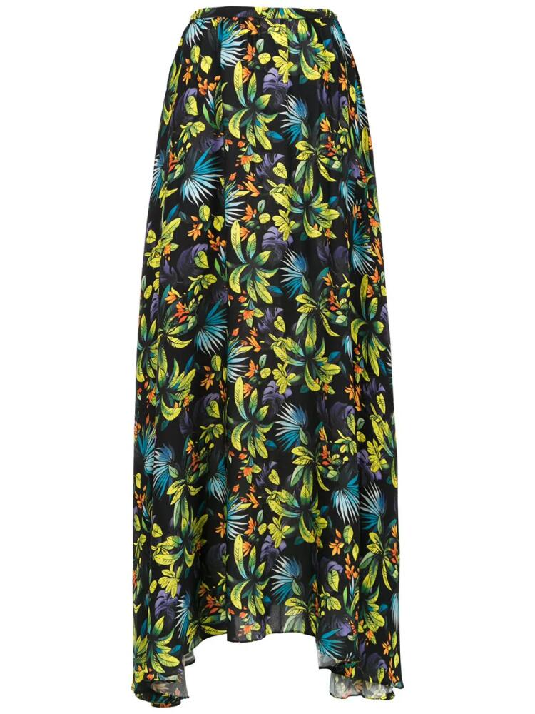 Amir Slama printed long skirt - Green Cover