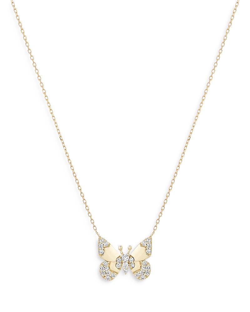 Adina Reyter 14K Yellow Gold Enchanted Diamond Butterfly Pendant Necklace, 16 Cover