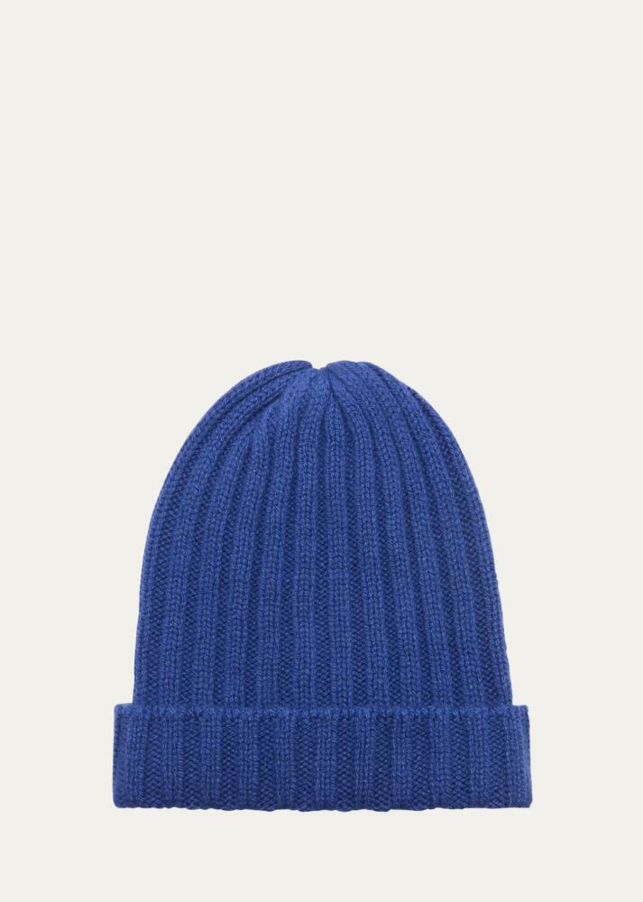 The Elder Statesman Men's Ranger Ribbed Cashmere Beanie Hat Cover