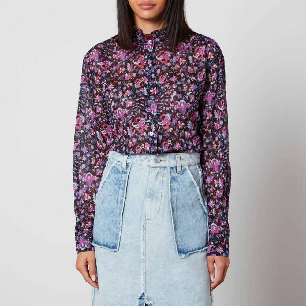 Isabel Marant Étoile Gamble Printed Cotton Blouse Cover