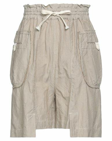 High Woman Shorts & Bermuda Shorts Sand Lyocell, Linen Cover