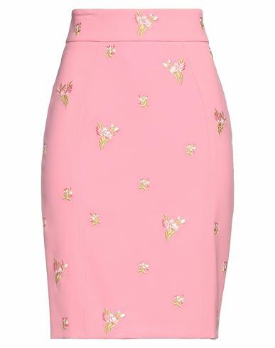 Moschino Woman Mini skirt Pink Polyester, Polyurethane Cover