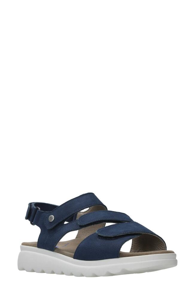 Wolky Yard Slingback Platform Wedge Sandal in Denim Nubuck Cover