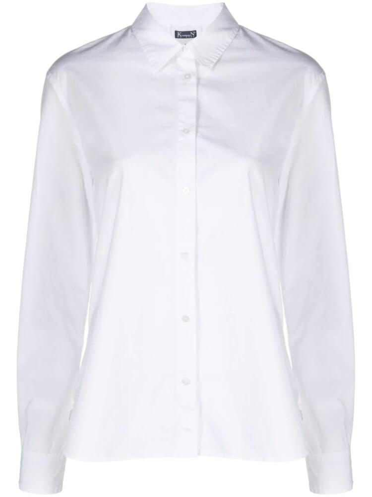 Kristensen Du Nord stretch-cotton poplin shirt - White Cover