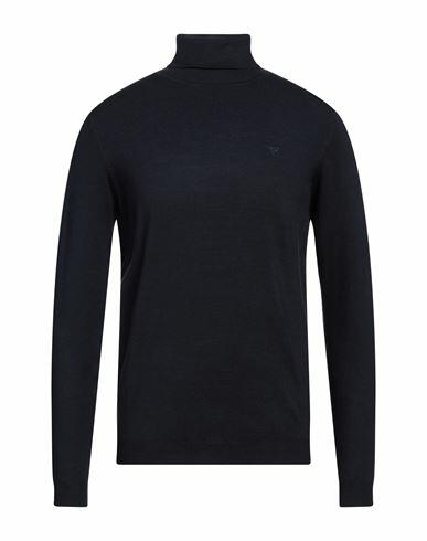 Fred Mello Man Turtleneck Midnight blue Viscose, Polyamide Cover