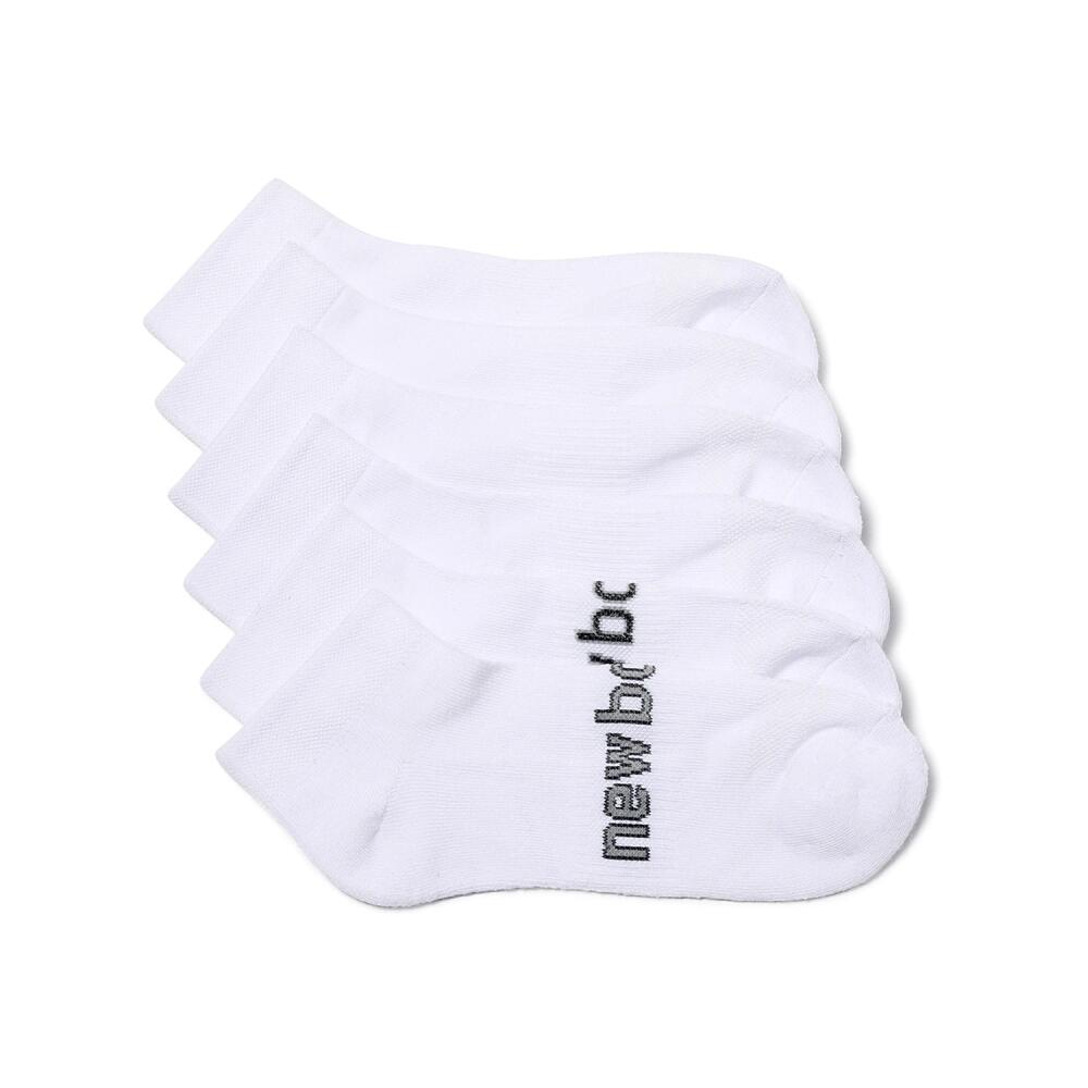 New Balance Cushioned Ankle Socks 6 Pack | Men's | White Cover