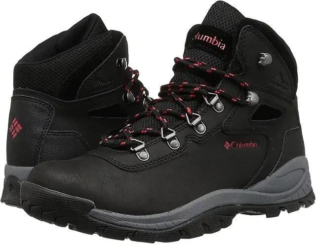 Columbia Newton Ridge Plus (Black/Poppy Red) Women's Hiking Boots Cover