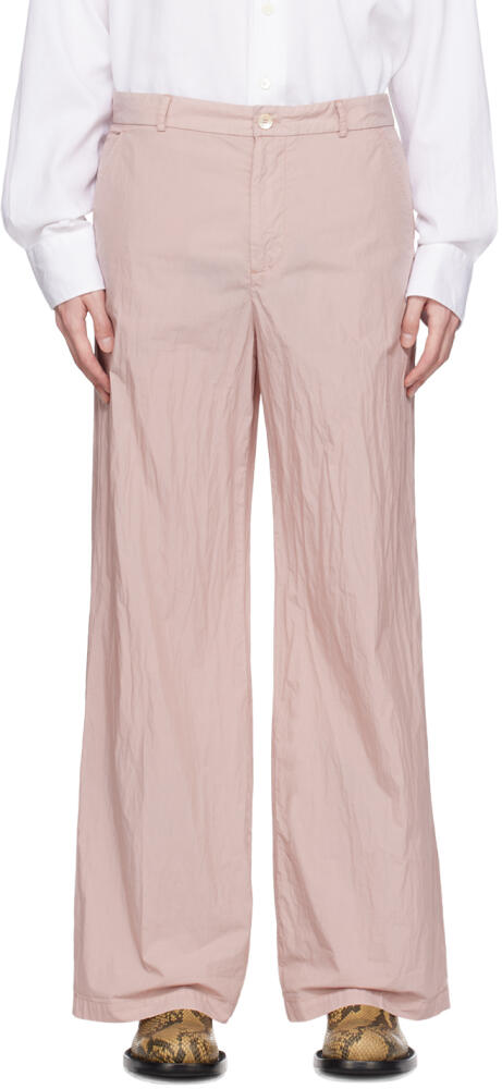 OUR LEGACY Pink Tuxedo Trousers Cover