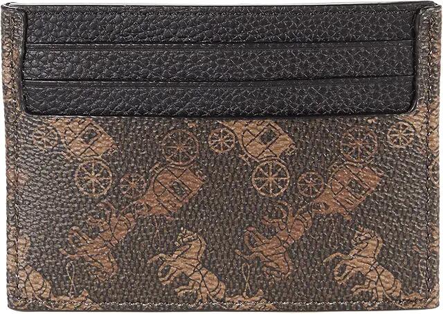 COACH Refined Flat Card Case (Truffle) Handbags Cover