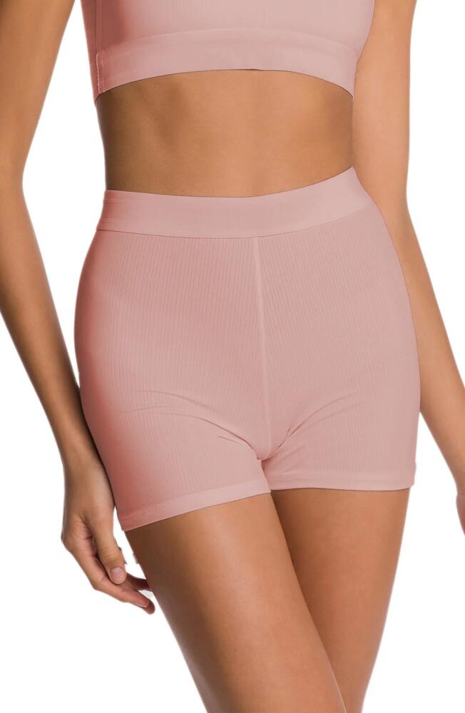 Wolford Beauty Bike Shorts in 534 Powder Pink Cover