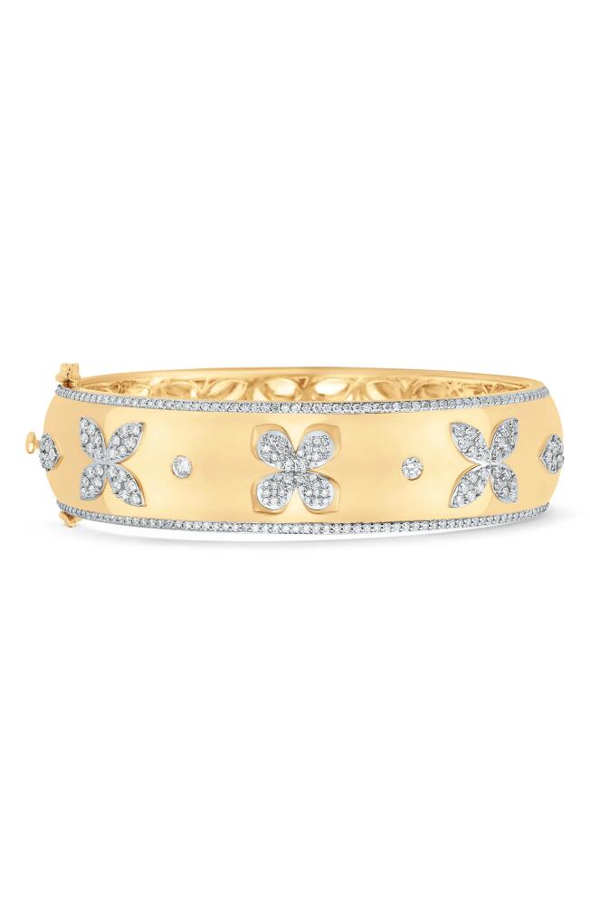 Sara Weinstock Lierre Diamond Bangle in Yellow Gold Cover