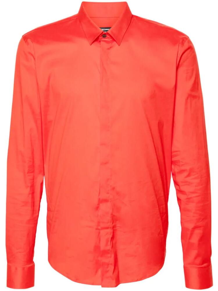 Patrizia Pepe long-sleeve poplin shirt - Red Cover