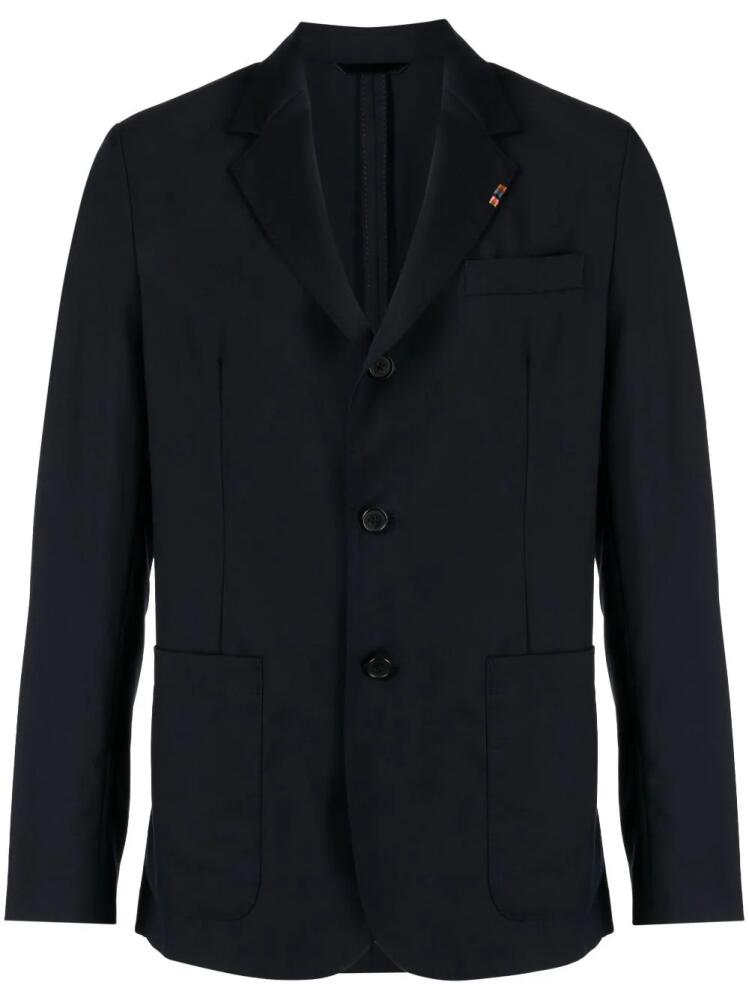 Paul Smith single-breasted wool blazer - Blue Cover