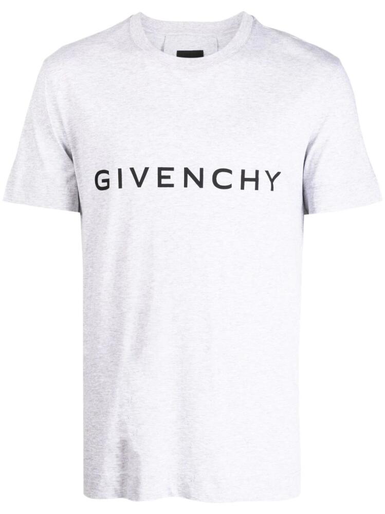 Givenchy logo-print cotton T-shirt - Grey Cover