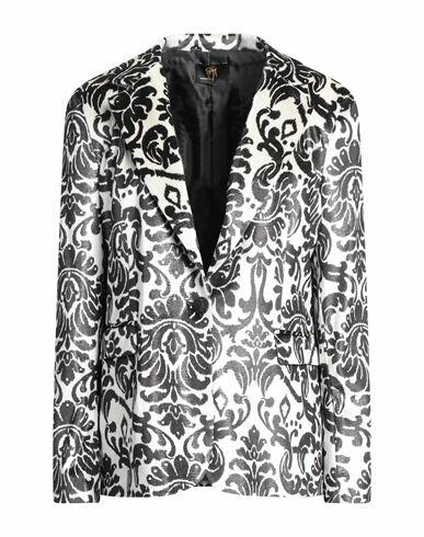 Gai Mattiolo Woman Blazer Black Polyester, Elastane Cover