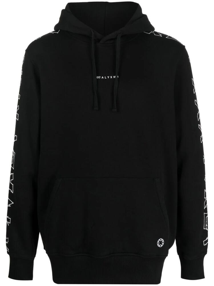 1017 ALYX 9SM logo-print hoodie - Black Cover