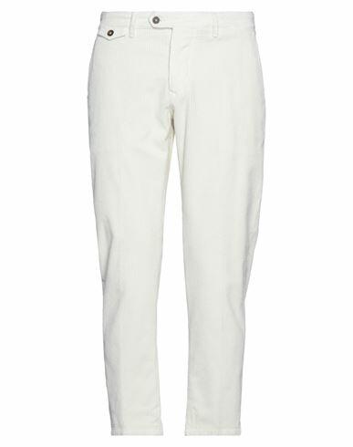 0/zero Construction Man Pants Ivory Cotton, Elastane Cover