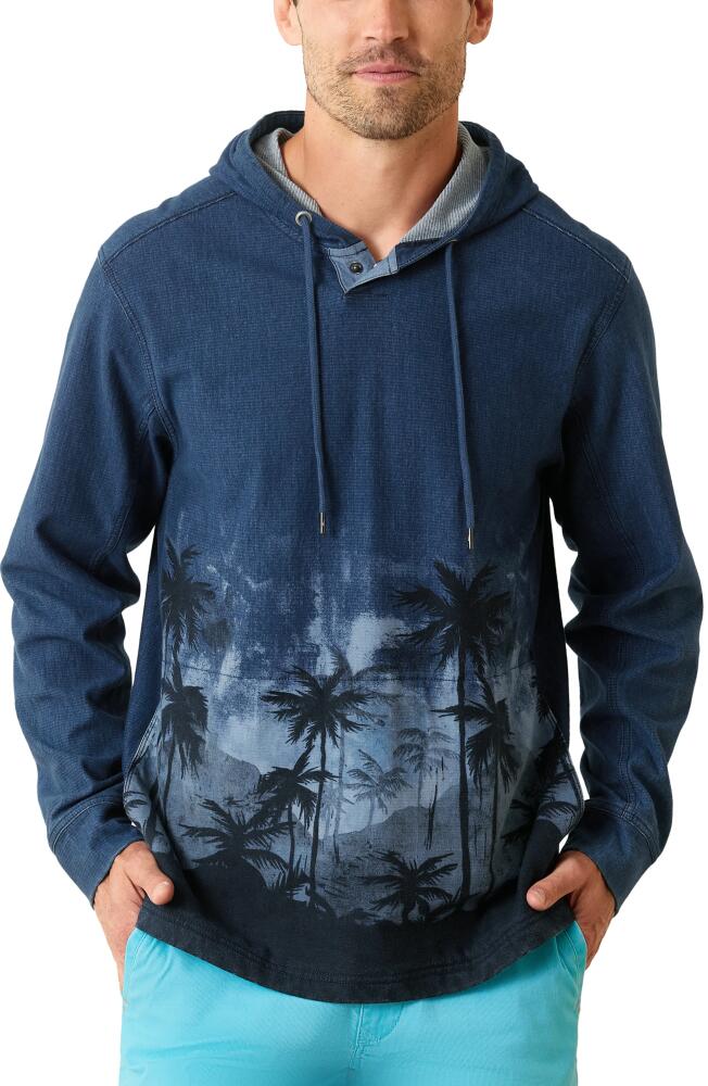 Tommy Bahama Palm Flurry Baja Pullover Hoodie in Indigo Cover