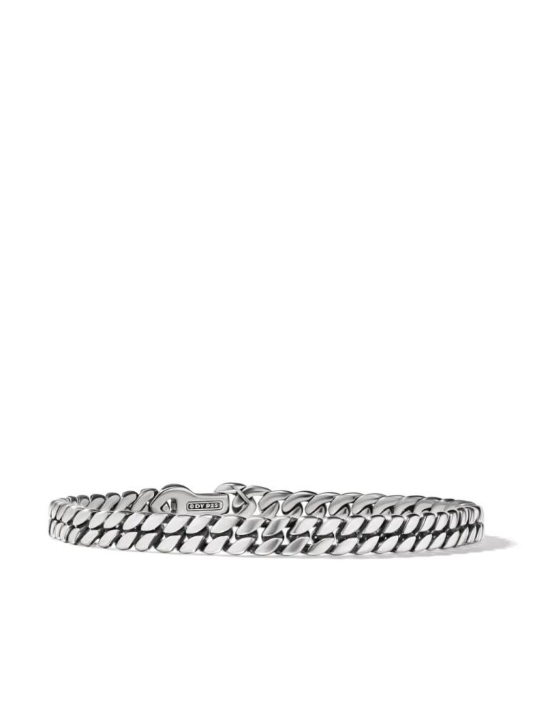 David Yurman sterling silver curb chain bracelet Cover