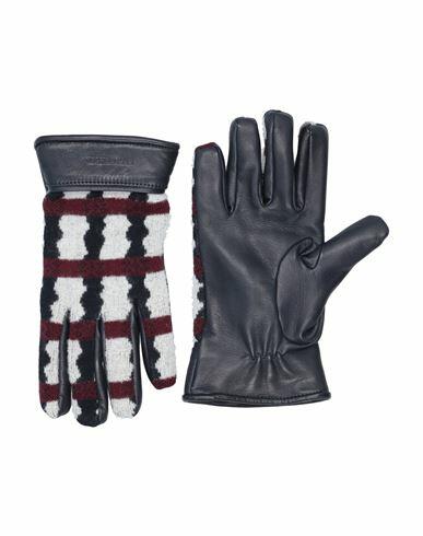 Giorgio Armani Man Gloves Midnight blue Wool, Cashmere, Silk, Lambskin Cover