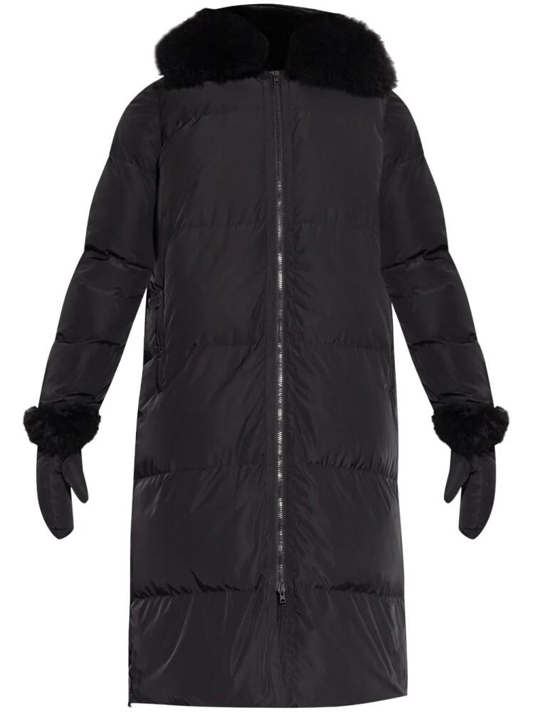 Yves Salomon high-neck padded coat - Black Cover