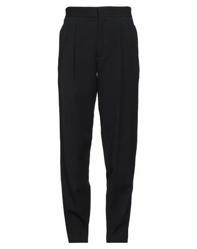 Giorgio Armani Man Pants Midnight blue Cotton, Virgin Wool, Elastane Cover