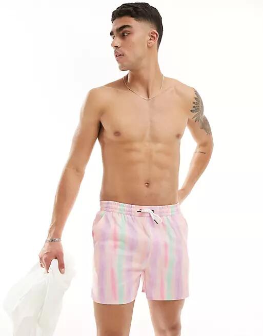 Another Influence swim shorts in ombre-Multi Cover