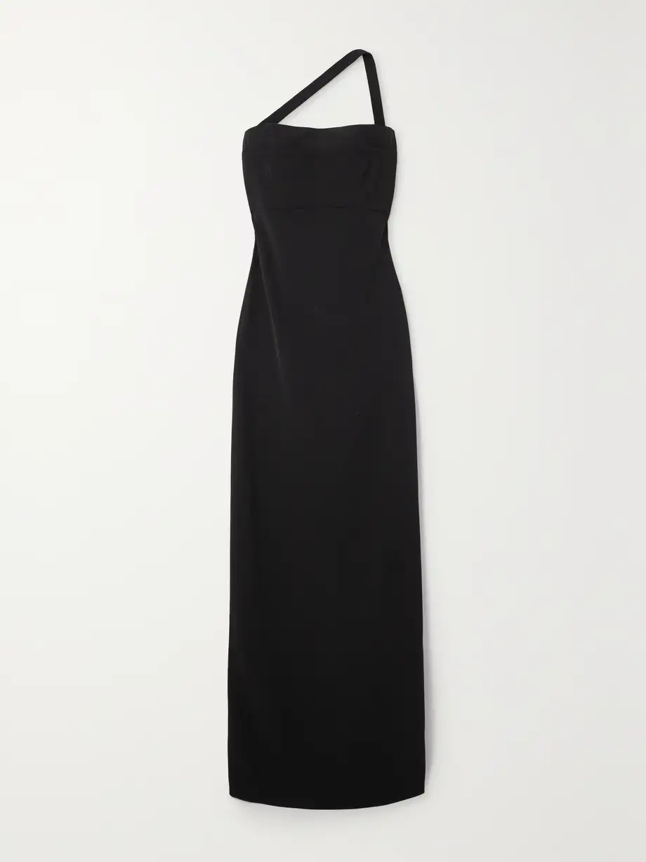 Ann Demeulemeester - Ella One-shoulder Crepe Gown - Black Cover