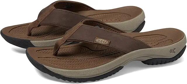 KEEN Kona Flip TG (Java/Dark Earth) Men's Shoes Cover